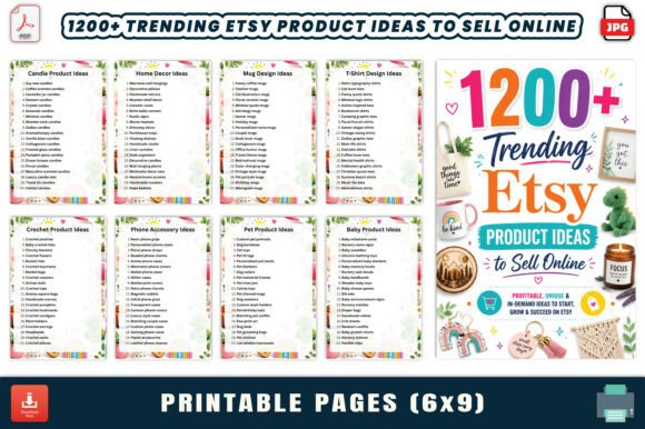 1200 Trending Etsy Product Ideas: A Guide to Launching Your Creative Business