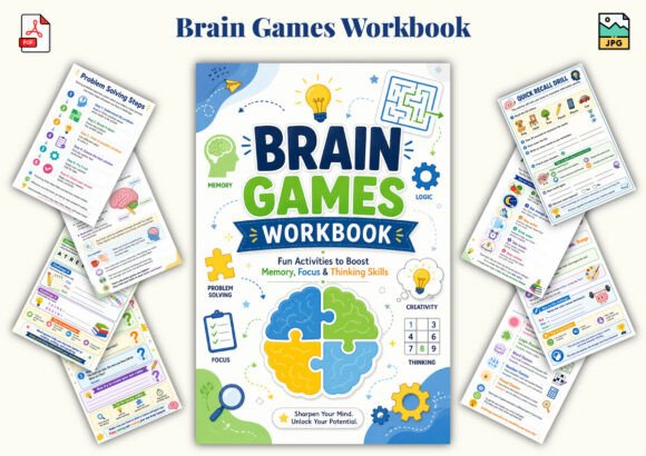 Brain Games Workbook: A Strategic Tool for Cognitive Growth and Productivity