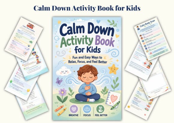 Calm Down Activity Book for Kids
