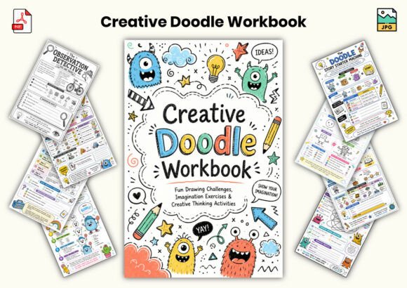 Creative Doodle Workbook: A Gateway to Unleashing Creativity