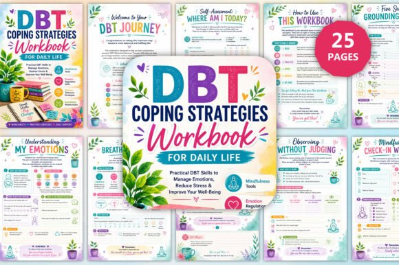 DBT Coping Strategies Workbook for Daily Life
