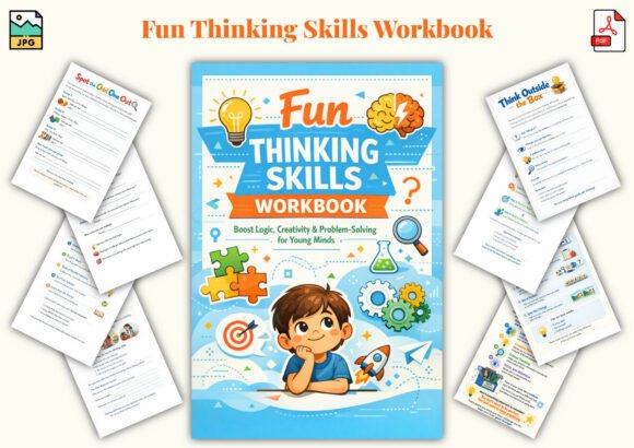 Fun Thinking Skills Workbook: A Practical Guide for Developing Cognitive Abilities in Kids