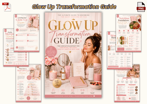 Glow Up Transformation Guide Workbook