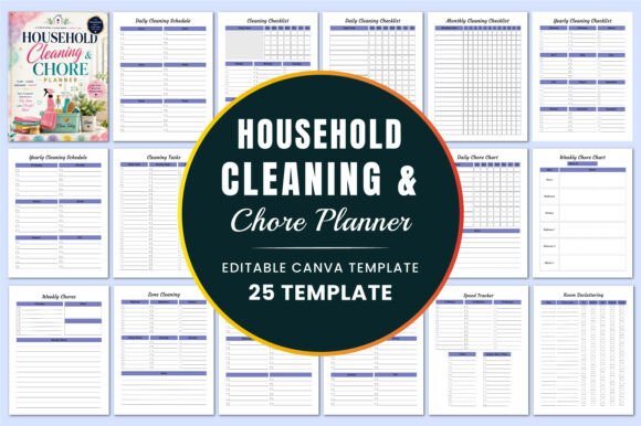 Household Cleaning Chore Planner KDP: A Practical Tool for Home Management