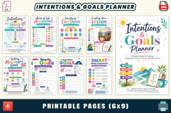 Intentions Goals Planner: A Tool for Intentional Living and Personal Growth