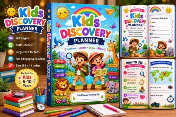 Kids Discovery Planner: A Versatile Tool for Child Development and Learning
