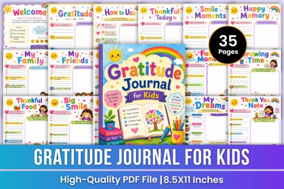 Kids Gratitude Journal: Building Confidence and Positive Habits Through Mindfulness