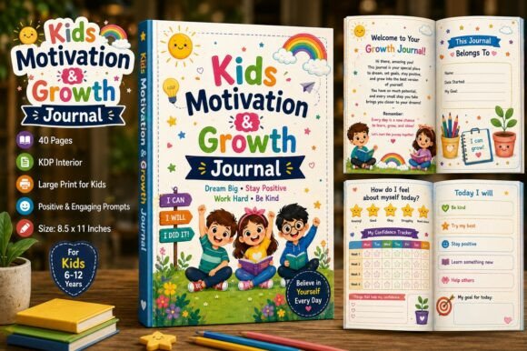 Kids Motivation Growth Journal: A Practical Tool for Building Confidence and Positive Mindsets