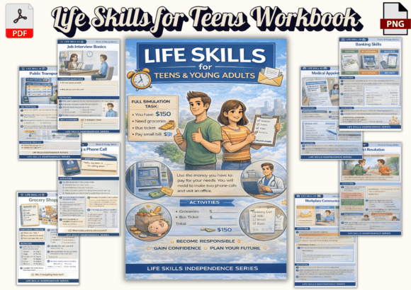 Life Skills for Teens Workbook: Building Real-World Confidence and Independence