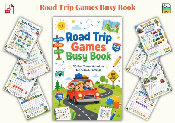 Make Every Road Trip Exciting with the Road Trip Games Busy Book