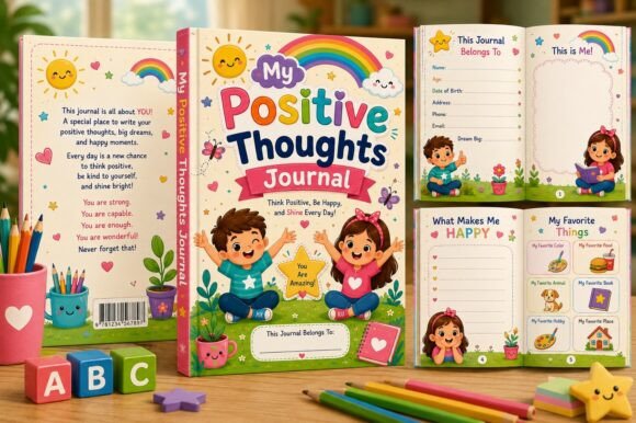 My Positive Thoughts Journal for Kids