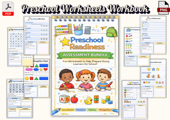 Preschool Readiness Assessment Bundle