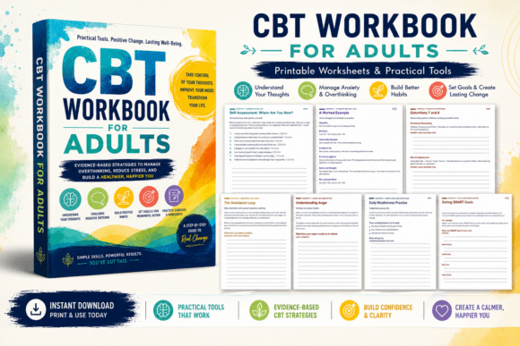 The CBT Workbook for Adults: A Practical Guide to Transforming Mental Health in a Modern World