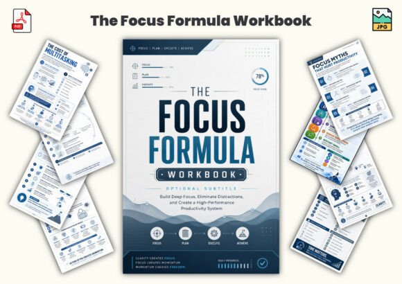 The Focus Formula Workbook: A Practical Guide to Building Sustainable Concentration